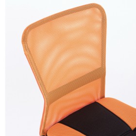 Кресло компактное BRABIX Smart MG-313 (черный, оранжевый) в Шадринске - shadrinsk.katalogmebeli.com | фото 4