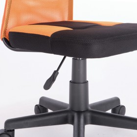 Кресло компактное BRABIX Smart MG-313 (черный, оранжевый) в Шадринске - shadrinsk.katalogmebeli.com | фото 5
