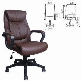 Кресло офисное BRABIX Enter EX-511 (коричневый) в Шадринске - shadrinsk.katalogmebeli.com | фото