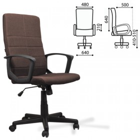 Кресло офисное BRABIX Focus EX-518 (коричневый) в Шадринске - shadrinsk.katalogmebeli.com | фото