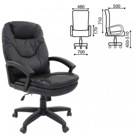 Кресло офисное BRABIX Trend EX-568 (черный) в Шадринске - shadrinsk.katalogmebeli.com | фото