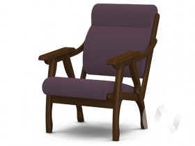 Кресло Вега-10 (орех лак/ULTRA PLUM) в Шадринске - shadrinsk.katalogmebeli.com | фото