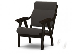Кресло Вега-10 (венге лак/ULTRA GRAFIT) в Шадринске - shadrinsk.katalogmebeli.com | фото
