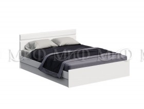 Кровать Нэнси New 1,6м (Белый/белый глянец) в Шадринске - shadrinsk.katalogmebeli.com | фото