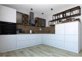 Модульная кухня Бронкс 1,8 м (Кварц) в Шадринске - shadrinsk.katalogmebeli.com | фото 5
