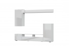 Мебель для гостиной МГС 4 (Белый/Белый глянец) в Шадринске - shadrinsk.katalogmebeli.com | фото 7