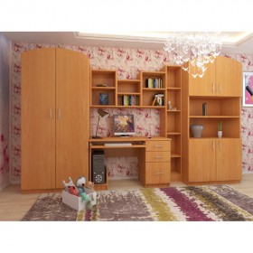 Детская Мишутка Комплект мебели (Вишня оксфорд) в Шадринске - shadrinsk.katalogmebeli.com | фото
