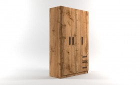 Шкаф 3-х створчатый с ящиками Шервуд (Дуб Вотан) в Шадринске - shadrinsk.katalogmebeli.com | фото