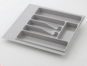 Вкладыш для кухонных принадлежностей, серый, Volpato 400 мм в Шадринске - shadrinsk.katalogmebeli.com | фото